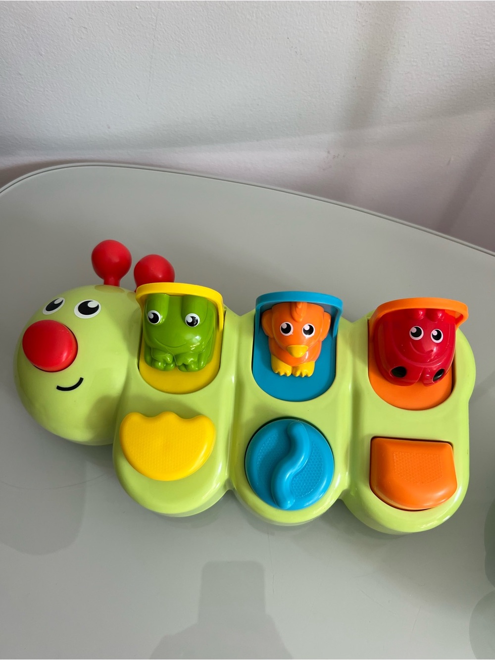 FISHER PRICE Green Catapillar Pop Up Activity Toy